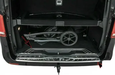 Immagine prodotto di Protezione paraurti in acciaio inox CHROME per Mercedes Vito Classe V W447 dal 2014- SET