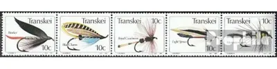 Produktbild von Briefmarken Südafrika - Transkei 1982 Mi 98-102 Fünferstreifen (kompl.Ausg.) gestempelt Angelhaken