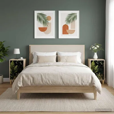 Image de vidaXL Table de chevet RHENEN, lot de 2, chêne Sonoma, 36 x 33 x 60 cm