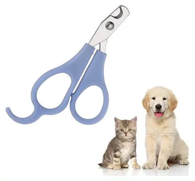Produktbild von Katzennagelknipser, Krallenschneider mit rutschfesten Griffen, geeignet für Kätzchen, Welpen und Kaninchen