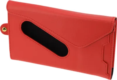 Produktbild von Auto-Sonnenbrillen-Clip Mit Magnetischem Universellem Sonnenblenden-Brillenhalter-Clip Kunstleder Rot 22x12.5cm 1 Stš¹ck