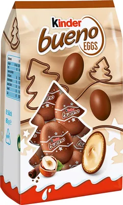 Zdjęcie produktu dla Kinder Bueno Jajko z orzechami laskowymi w mlecznej czekoladzie 80g