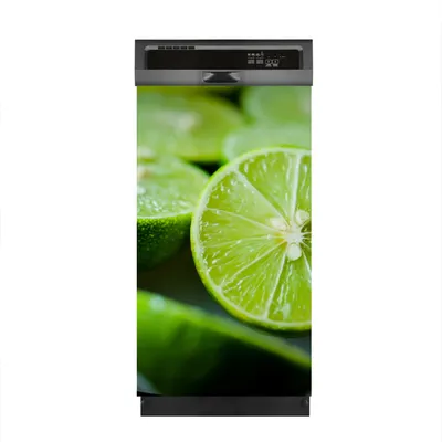 Produktbild von Magnete Dekorative 45x80 cm Küche Magnetmatte Spülmaschine - Limetten Obst