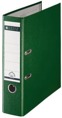 Productafbeelding van Leitz ringband, plastic, 180°, breedte 8,1 cm, hoogte 32 cm, gewicht 487g, groen
