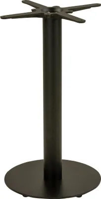 Produktbild von Tischgestell für Bistrotische & Esstische Standfuß Rund Ø 50 cm Säulenfuß aus Metall schwarz
