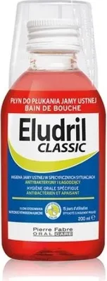 Immagine prodotto di Colluttorio Eludril di alta qualità per un'efficace protezione orale, 200 ml.