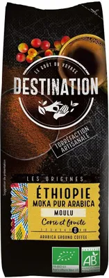 Produktbild von 100 % ARABICA-KAFFEE AUS ÄTHIOPIEN, FAIR FOR LIFE, , 250 g – DESTINATION