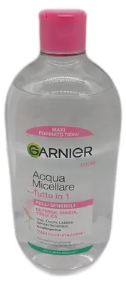 Produktbild von Garnier 3600541938502, Frauen, 700 ml, Empflindliche Haut, Universalhülle, Reinigend, Feuchtigkeitsspendend, 1 Stück(e), Flasche