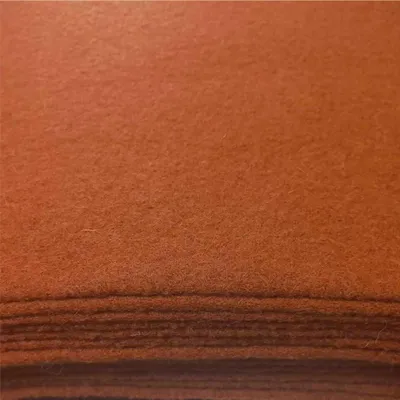 Walkloden Wollstoff Wollwalk Wollfilz Loden uni Stoff ab 0,5m x 1,45m terracotta
