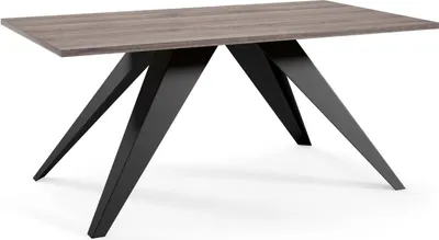 Produktbild von FURNLUX Couchtisch Aria Braun Und Schwarz 60cm / Hauptfarbe: Braun / Abmessungen: 60 x 48 x 120 cm