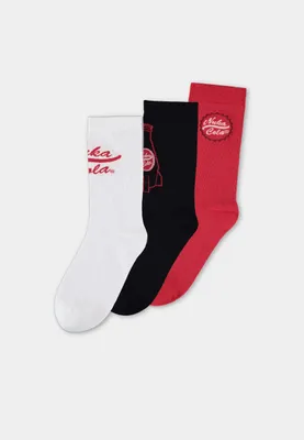 Productafbeelding van Fallout Sokken, 3-pack, Nuka Cola, maat 39-42