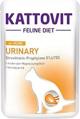 Produktbild von Kattovit Urinary Huhn Frischebeutel, Adult, jede Rasse, Huhn, 85 g