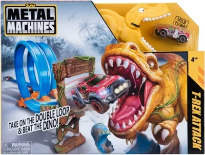 Obrázek produktu pro Zuru Metal Machines T-Rex Attack Závodní dráha pro auta ve smyčce