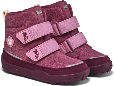 Produktbild von Affenzahn Wolle Comfy Otter Klettstiefel Rosa : 29