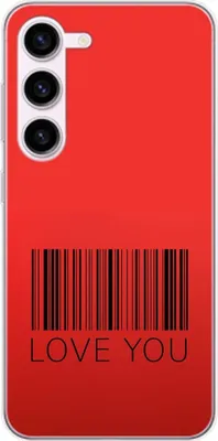 Produktbild von König Design Hülle kompatibel mit Samsung Galaxy S23 Plus Kunststoff Soft Handyhülle - Handy Case Love You