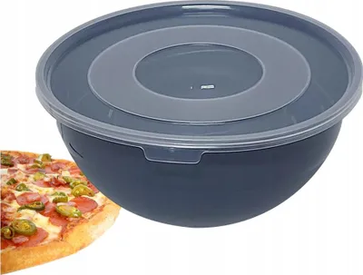 Obrázok produktu pre Plastová kuchynská miska s vekom 5 l tmavo sivá