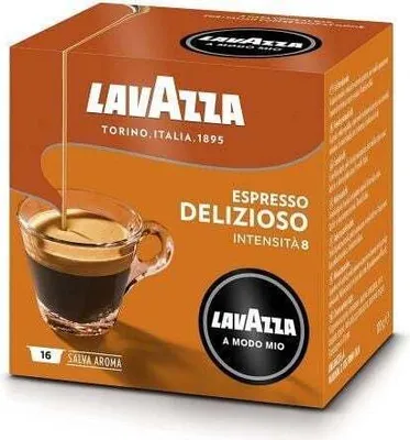 Image de Lavazza Deliziosamente Capsule pour machines à café A Modo Mio/ Boîte de 16