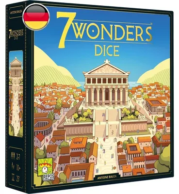Produktbild von 7 Wonders (Doppelspiel) - 7 Wonders: Würfel - 2 bis 7 Spieler - Ab 10 Jahren - 25 Minuten