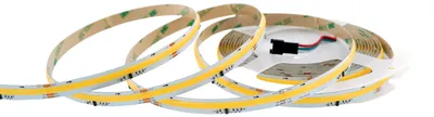 Produktbild von COB LED Lauflicht-Streifen 10 mm – 360 LEDs/m, 24 V, 12 W/m – Water Flow Effekt, 4000K Neutralweiß, WS2811 SPI