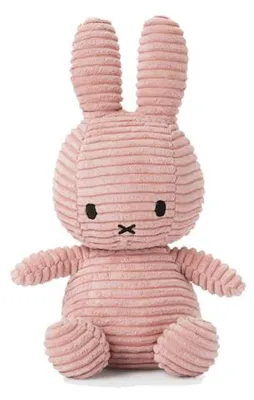 Produktbild von Miffy Cord-Plüschfigur 70cm rosa hochwertig Kuscheltier
