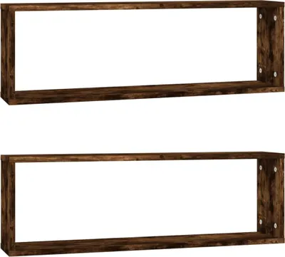 Produktbild von VidaXL 815915, Holz, Eiche, Braun, 800 mm, 150 mm, 265 mm, 2 Stück(e)