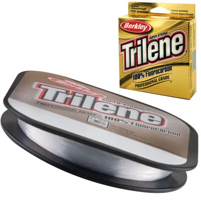 Produktbild von Berkley Trilene 100 % Fluorocarbon-Vorfach-Angelschnur, 3.7kg | 8lb| 55yd | 50m