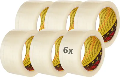 Produktbild von 3M 371, Verpackungsklebeband, 48mm x 66m, transparent 6