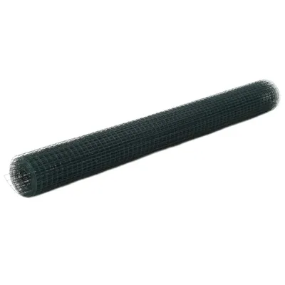 Zdjęcie produktu dla vidaXL Ogrodzenie z drutu stalowego z powłoką PVC 10x1,5 m Zielony
