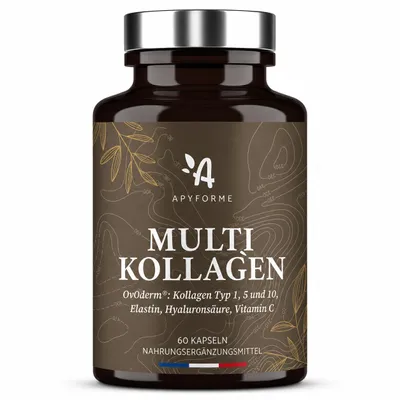 Produktbild von Apyforme - Kollagen + Hyaluronsäure - 60 Kapseln - Multikollagen