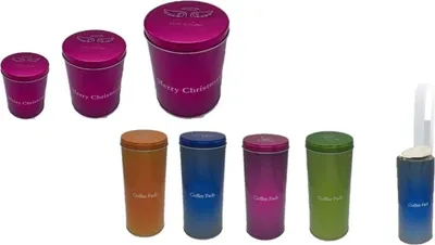 Produktbild von Kaffeepaddose mit Pad-Lifter für 18 Kaffeepads, 15 cm Höhe, 7 cm Durchmesser