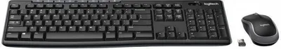 Obrázok produktu pre Logitech 920-004534, Plná veľkosť (100 %), Bezdrôtový, RF Wireless, QWERTZ, Čierna, Obsahuje myš