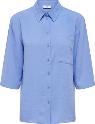 Produktbild von 3/4 Arm Blusen Hemd in Knitteroptik | XL