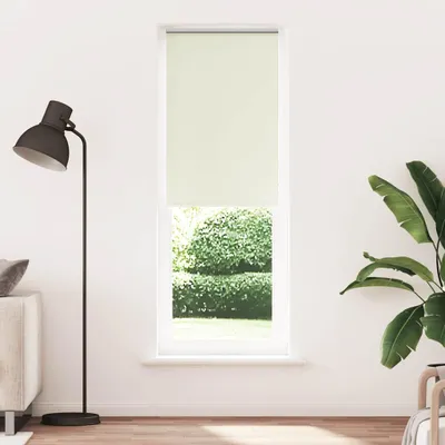 Produktbild von vidaXL Verdunkelungsrollo Cremeweiß 65x230cm Stoffbreite 60,7 cm
