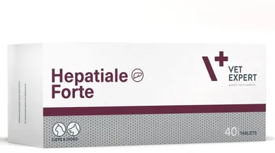 Image de VETEXPERT Hepatiale Forte - complément alimentaire pour chiens et chats - 40 comprimés