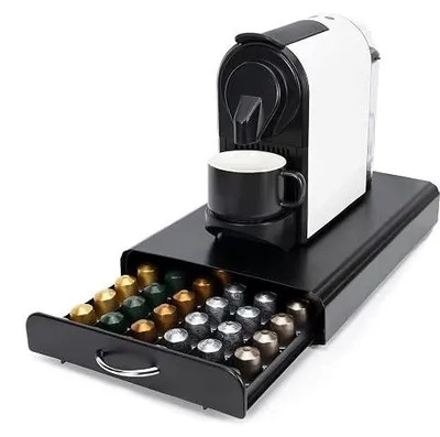 Zdjęcie produktu dla Uchwyt na kapsułki nespresso metalowy dla 60 kapsułek organizer