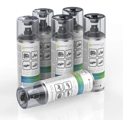 Image de Elzusha - Peinture en spray noir, 400 ml
