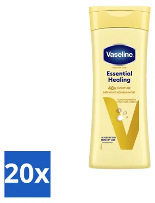 Image de 20 x Lotion hydratante réparatrice Vaseline pour le corps - 400 ml - Pack économique - 20 pièces