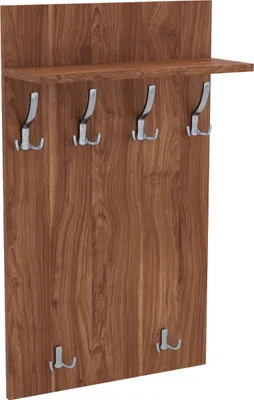 Produktbild von AKKE Burgund Garderobenpaneel MAXI - CHROM haken BxH: 60x100 cm