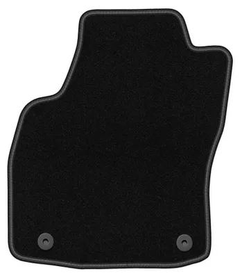 Produktbild von Fahrermatte Velours für Opel Astra H 2003-2010 (Limousine/Schrägheck/Kombi) – 1-tlg, Schwarz, passgenau – Wielganizator BASIC