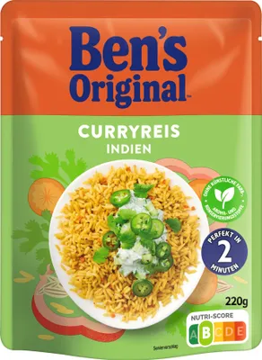Produktbild von Ben's Original Express Curryreis Indien (220 g)