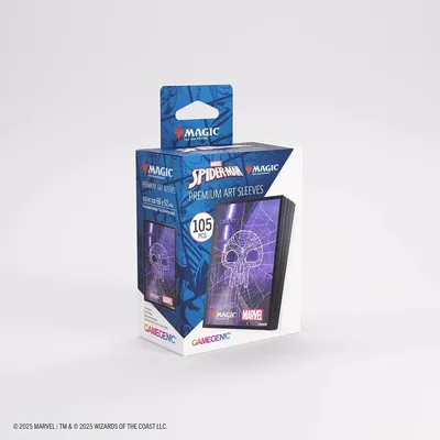 Produktbild von Gamegenic MTG Marvel’s Spider-Man Premium-Kartenhüllen – Spider-Man Lands-Serie
