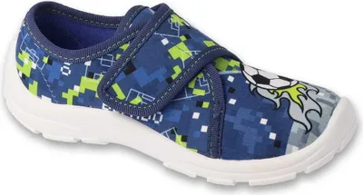 Produktbild von Hausschuhe Befado 974Y573 blau mit Ball