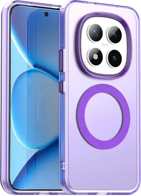 Image de Pour Xiaomi Redmi Note 15 Pro Plus 5G Candy Design Magsafe Housse de protection Violet