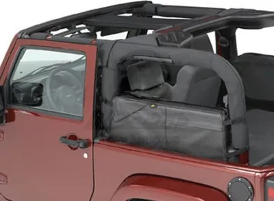 Zdjęcie produktu dla Czarna torba bagażowa z boku Boczne torby Jeep Wrangler JK 07-17