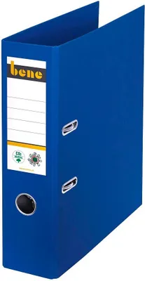 Produktbild von Bene Ordner Rückenbreite 8 cm DIN A4 Karton blau