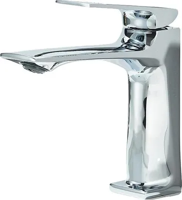 Immagine prodotto di Rubinetto per lavabo, montato a soffitto, design monocomando, cromato corto