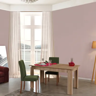 Produktbild von Skye Decor, Erweiterbarer Esstisch, 100% melaminbeschichtete Spanplatte, 25 mm dick, 78 x 150 x 80 cm (offen: 170 x 78 x 80 cm) | Heller Eichenlook, Modernes Design für Ihr Zuhause.
