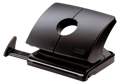 Produktbild von Novus B216 Bürolocher schwarz 16 Blatt Metall/Kunststoff mit Anschlagschiene
