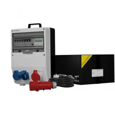 Obrázek produktu pro Rozvaděč TD-S/FI 16A 2x230V SKH s kabelem a elektroměrem MID Doktorvolt® 2872