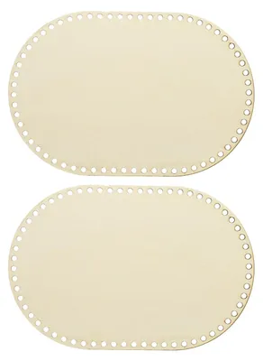 Image de Elzusha - Base en bois pour paniers tressés (lot de 2)